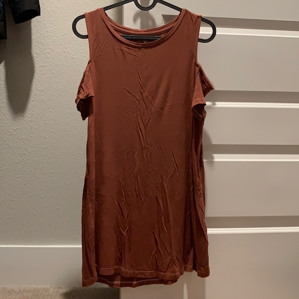 AEO off the shoulder top Terracotta (brown/red) S